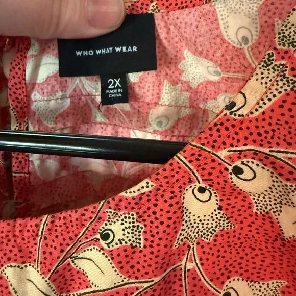 Floral Red Dress - Picture 3 of 3